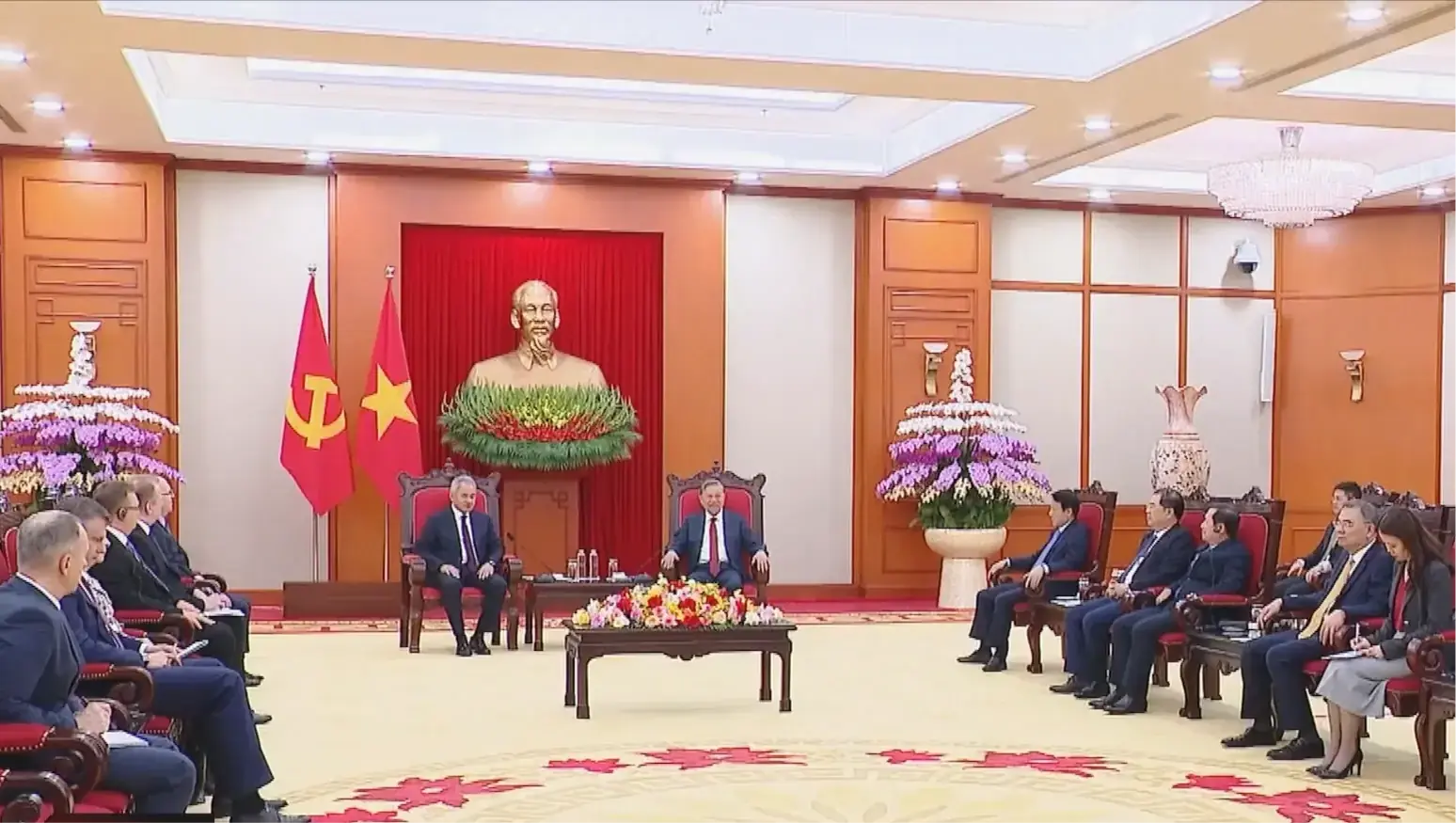 Tổng Bí thư Tô Lâm tiếp Thư ký Hội đồng An ninh Nga